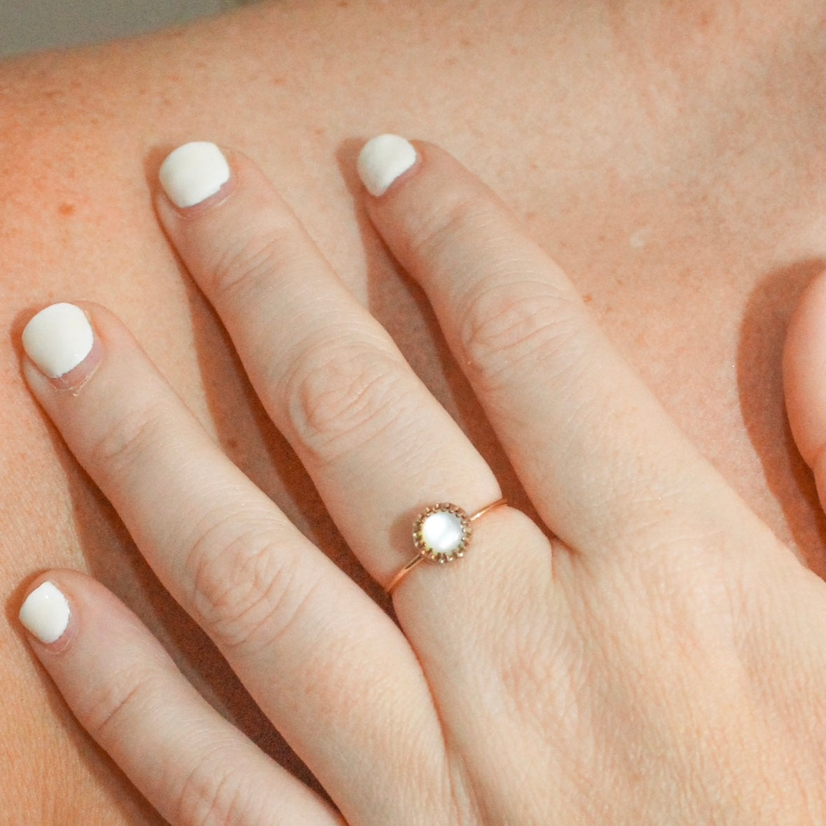 Mabel Ring - Mother of Pearl