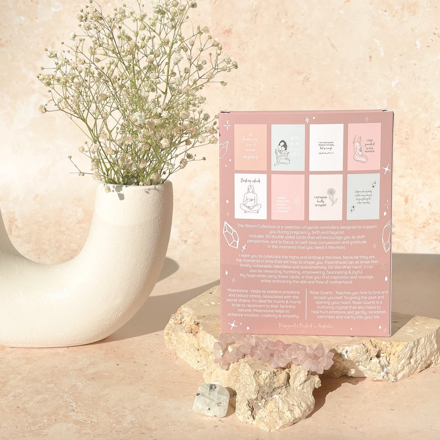 Bloom Collection - Affirmation Cards for Pregnancy, Birth & Motherhood - Rae and Jayde -