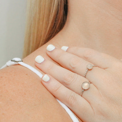 Cleo Ring • Rose Quartz