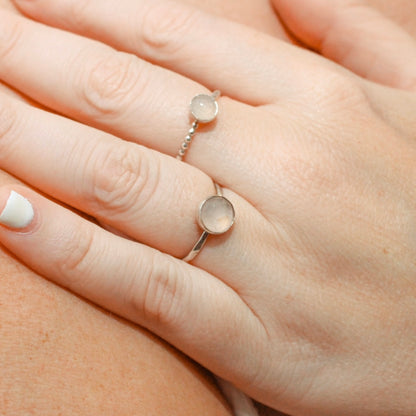 Cleo Ring • Rose Quartz