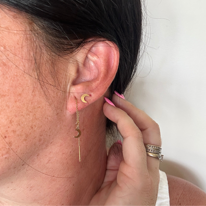 Luna • Threader Earrings