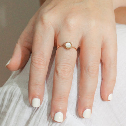 Mabel Ring - Mother of Pearl