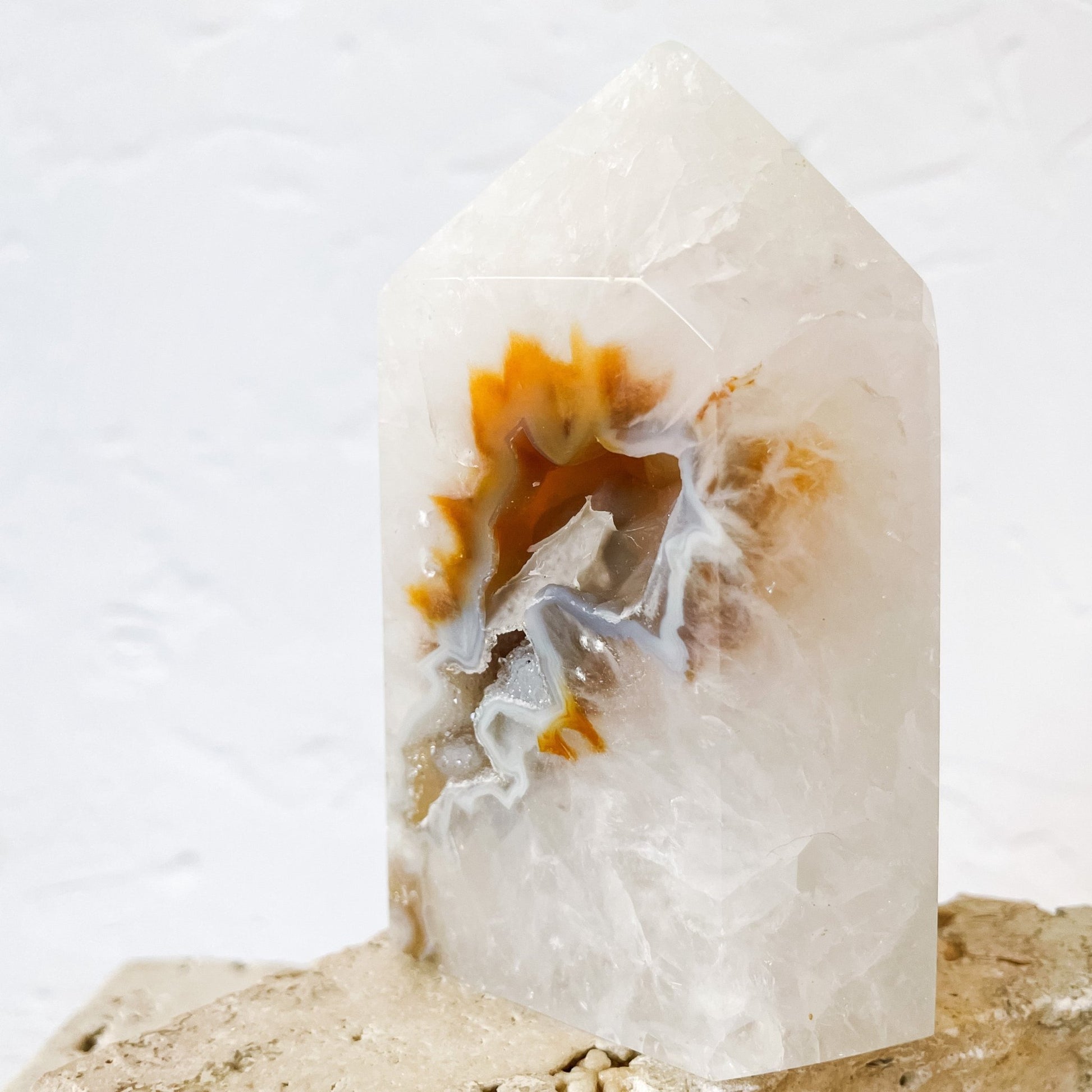 Agate Druzy Point - Rae and Jayde -