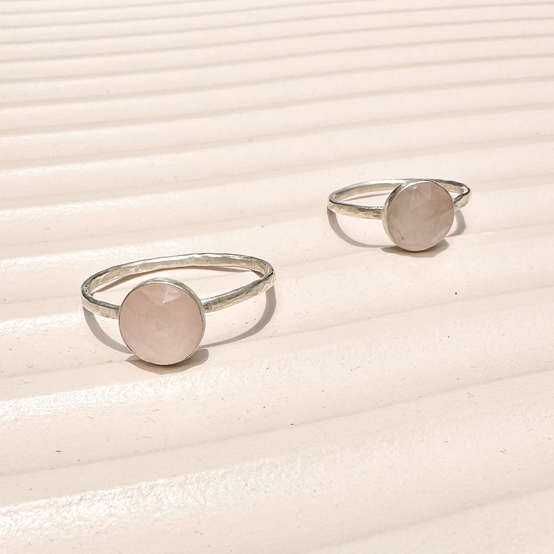 Cleo Ring • Rose Quartz - Rae and Jayde -