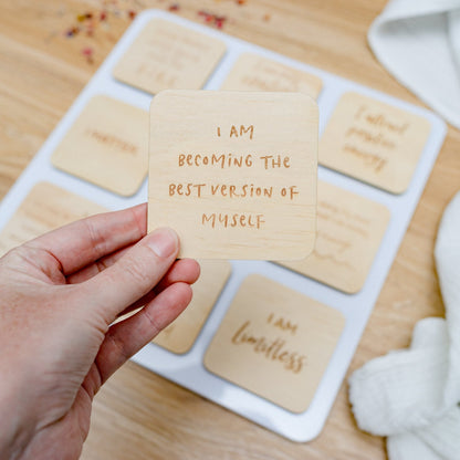 Wooden Affirmation Magnets - Rae and Jayde -