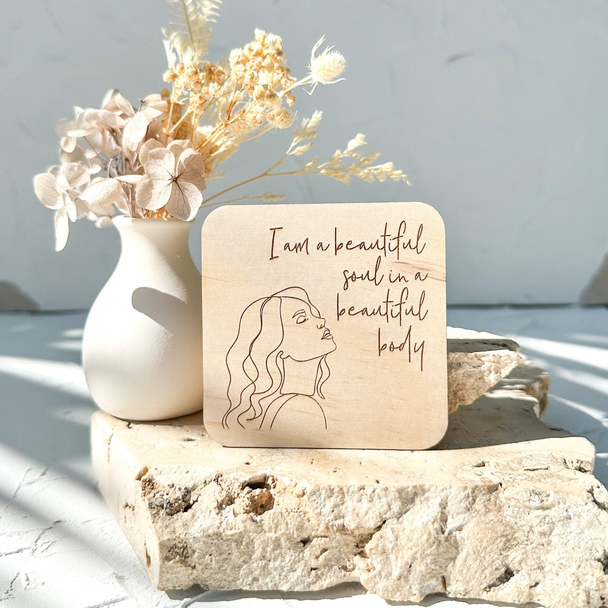 Wooden Affirmation Magnets - Rae and Jayde -
