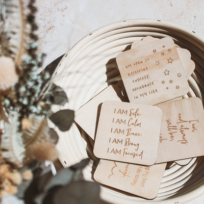 Wooden Affirmation Magnets - Rae and Jayde -