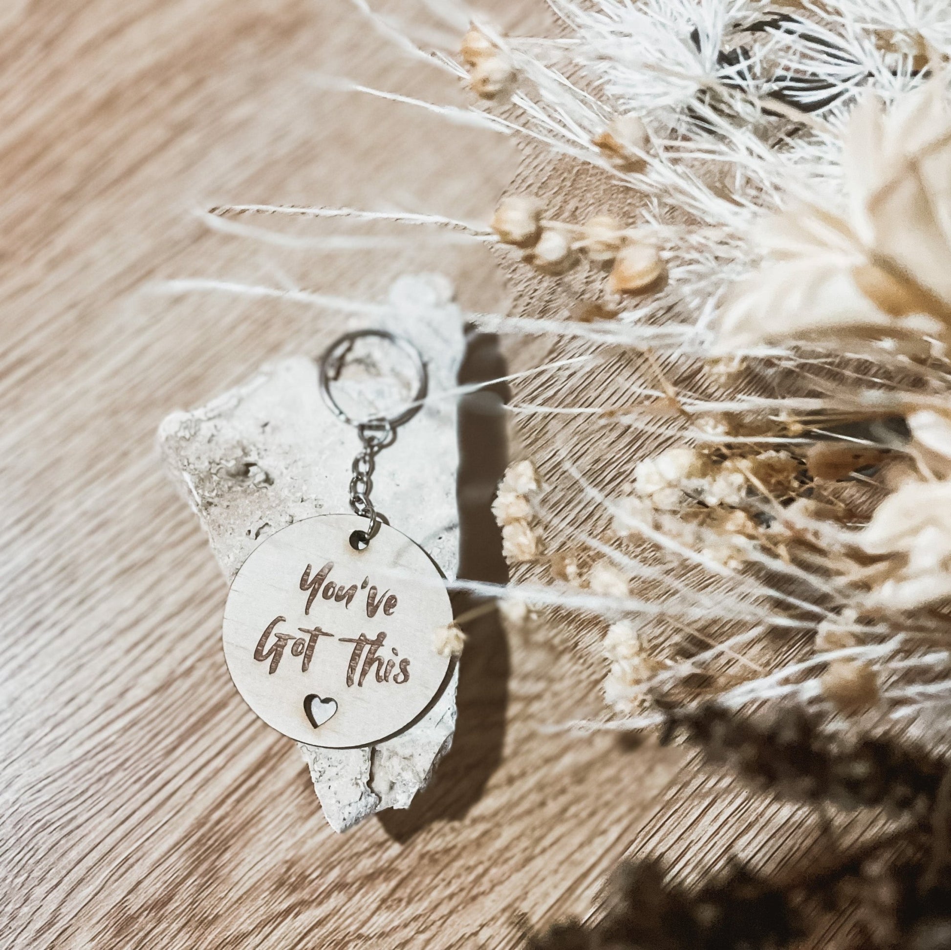 Wooden Inspire Keyrings - 6 Designs - Rae and Jayde -